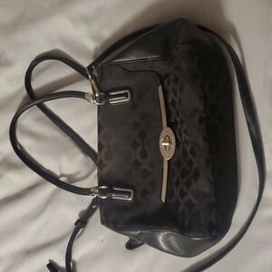 Black coach purse